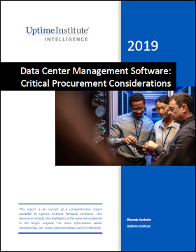 Report: Data Center Management Software: Critical Procurement Considerations Report: Data Center Management Software: Critical Procurement Considerations