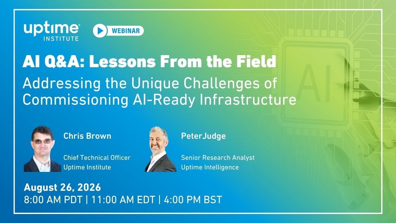 Webinar: Uptime Institute's 16th Annual Global Data Center Survey Results