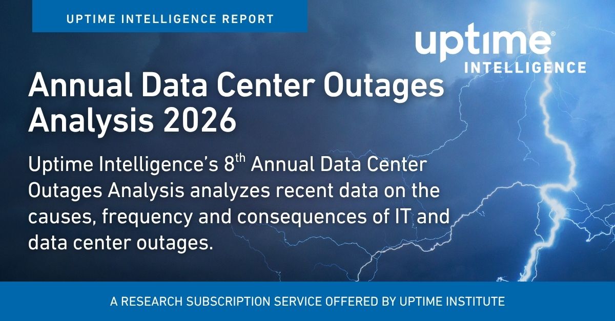 Annual Data Center Outages Analysis 2026