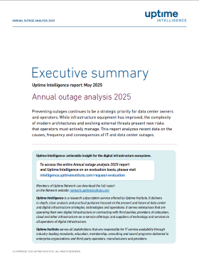 Annual Outage Analysis 2025