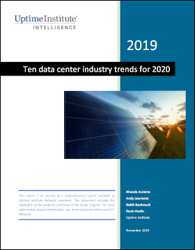 Ten Data Center Industry Trends for 2020
