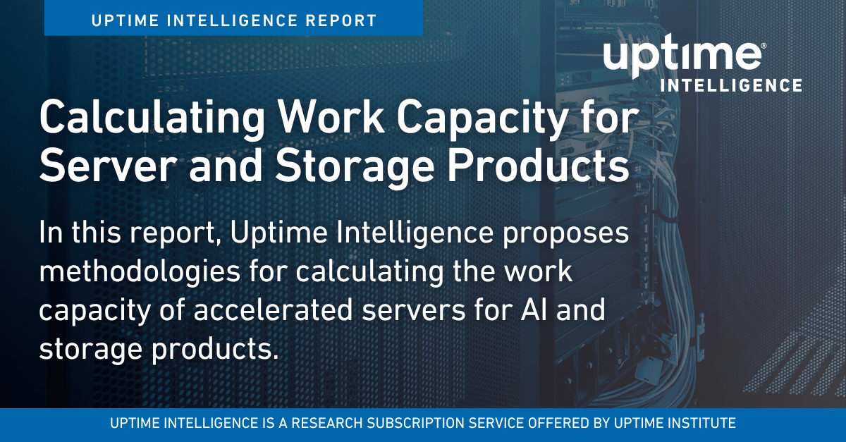 Calculating Work Capacity for Server and Storage Products Calculating Work Capacity for Server and Storage Products