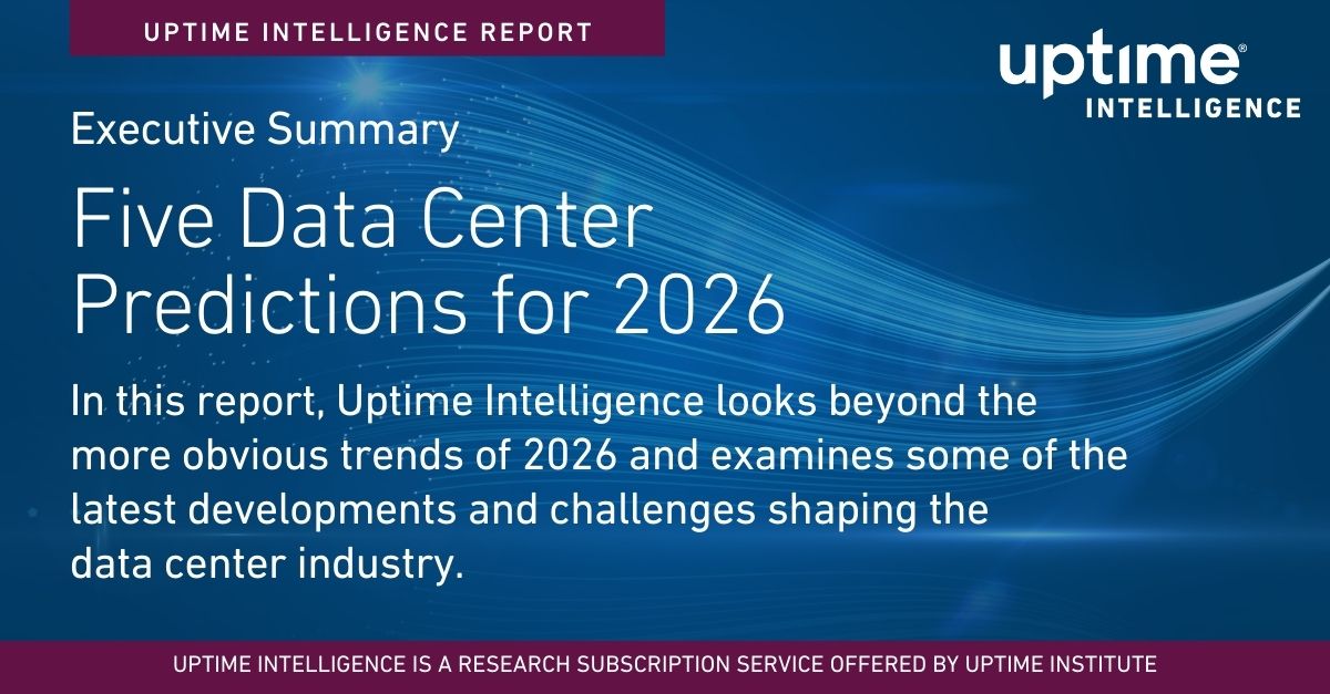 Five Data Center Predictions for 2026 Five Data Center Predictions for 2026