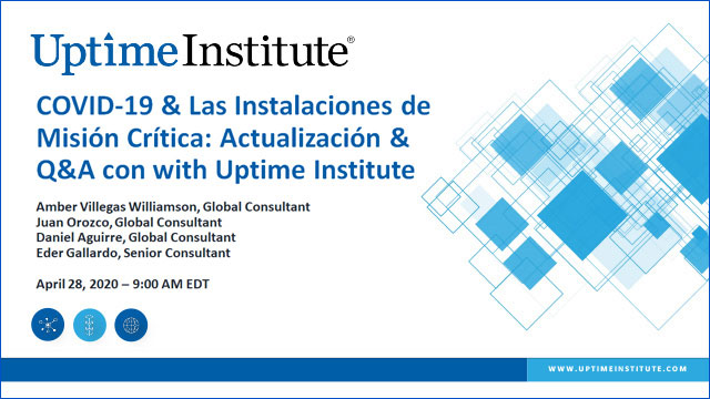COVID-19 & Las Instalaciones de Misión Crítica: Actualización & Q&A